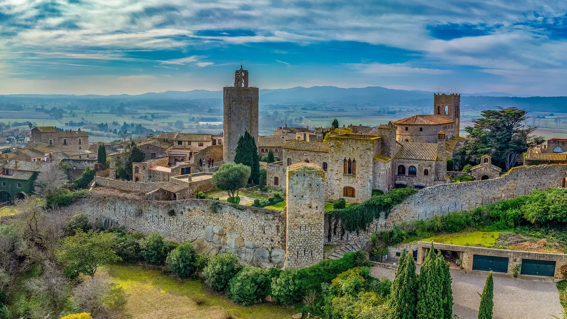 Vista del borgo di Pals