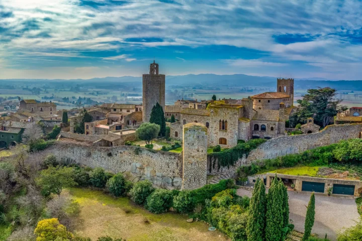 Vista del borgo di Pals