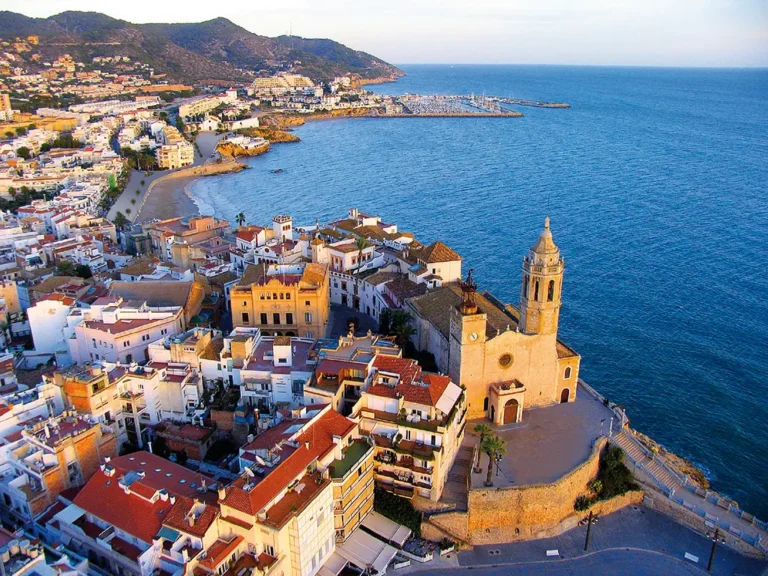 Sitges vista dall'alto