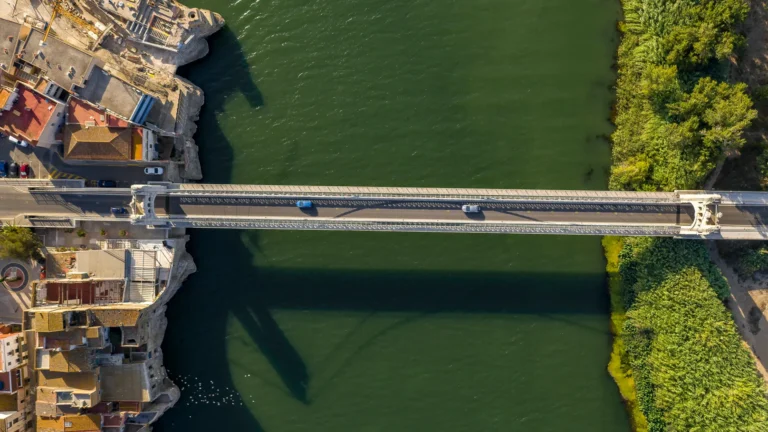 Ponte d'Amposta sul fiume Ebre