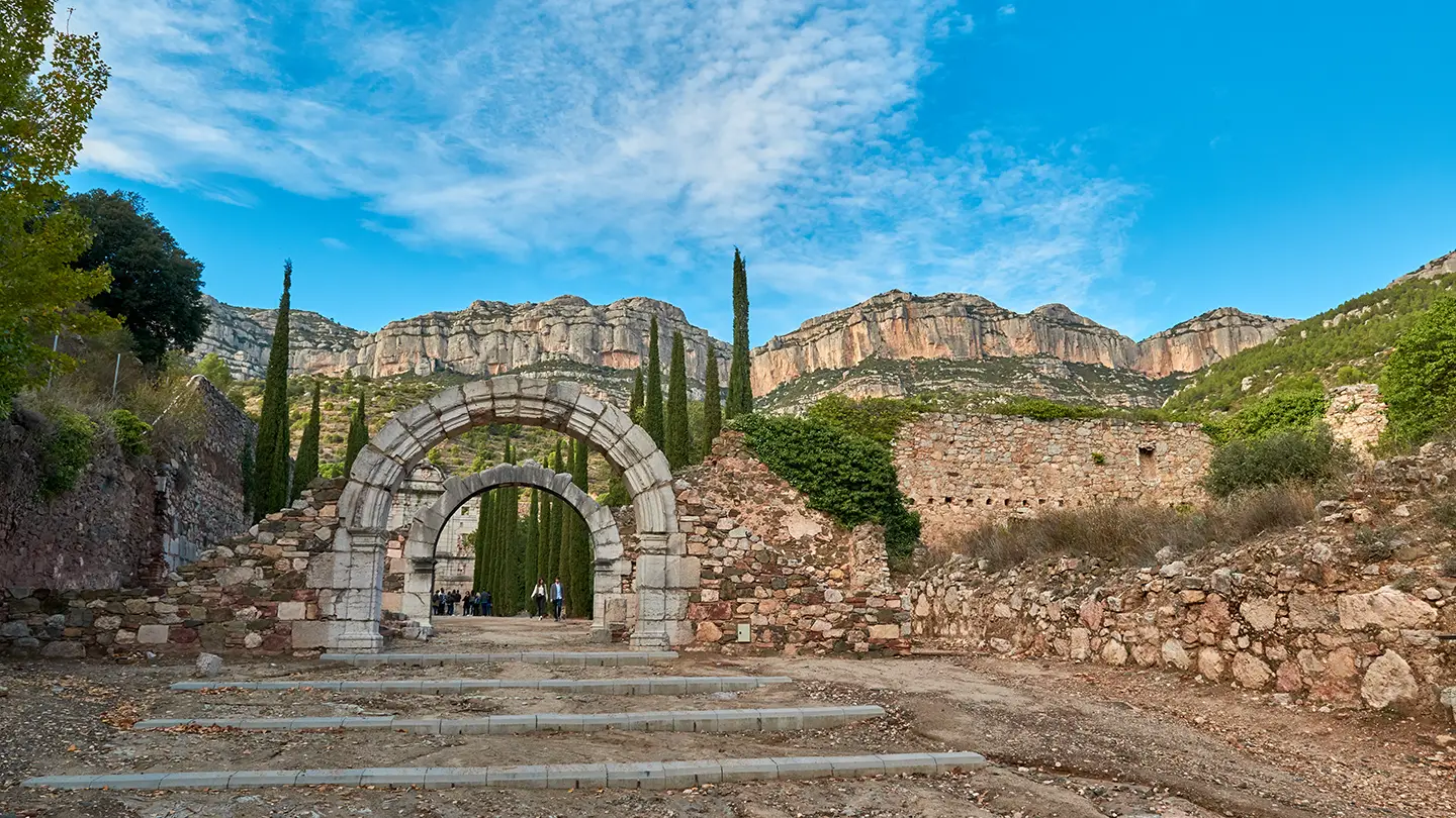 Cartoixa d'Escaladei accesso