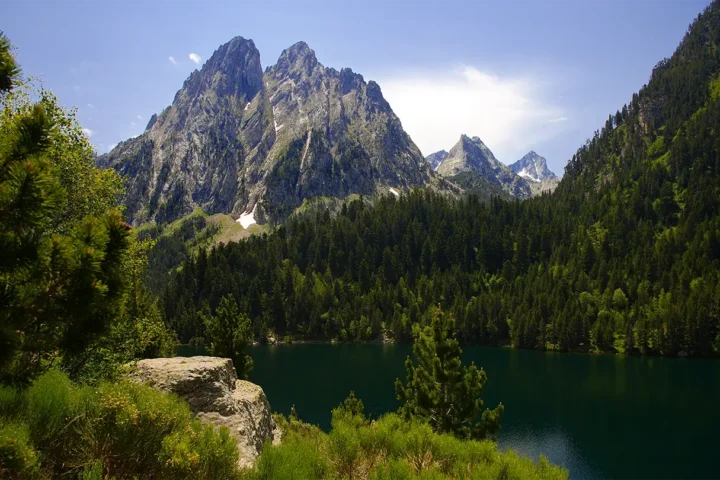Vista dell'Estany de Sant Maurici
