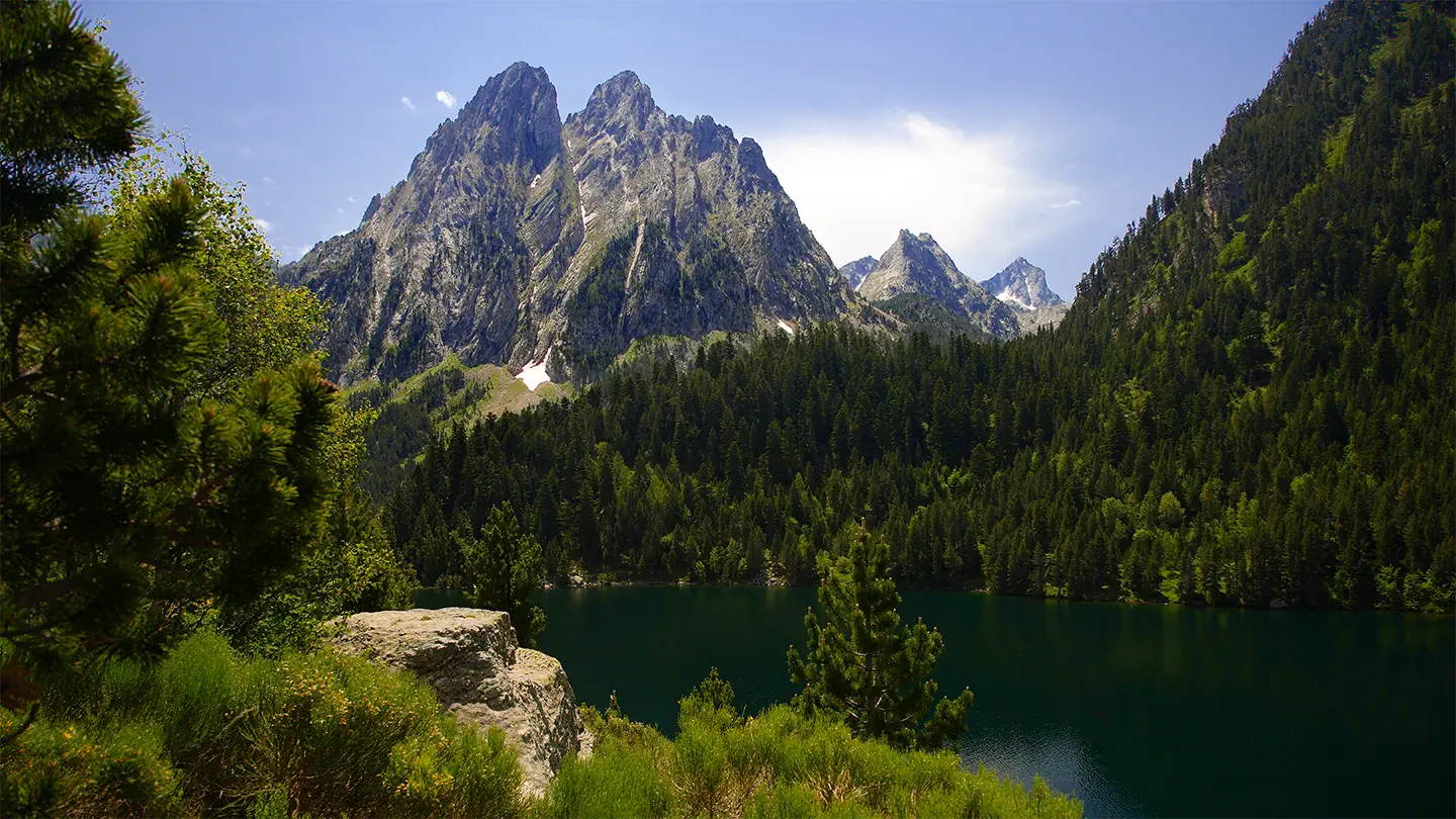 Vista dell'Estany de Sant Maurici