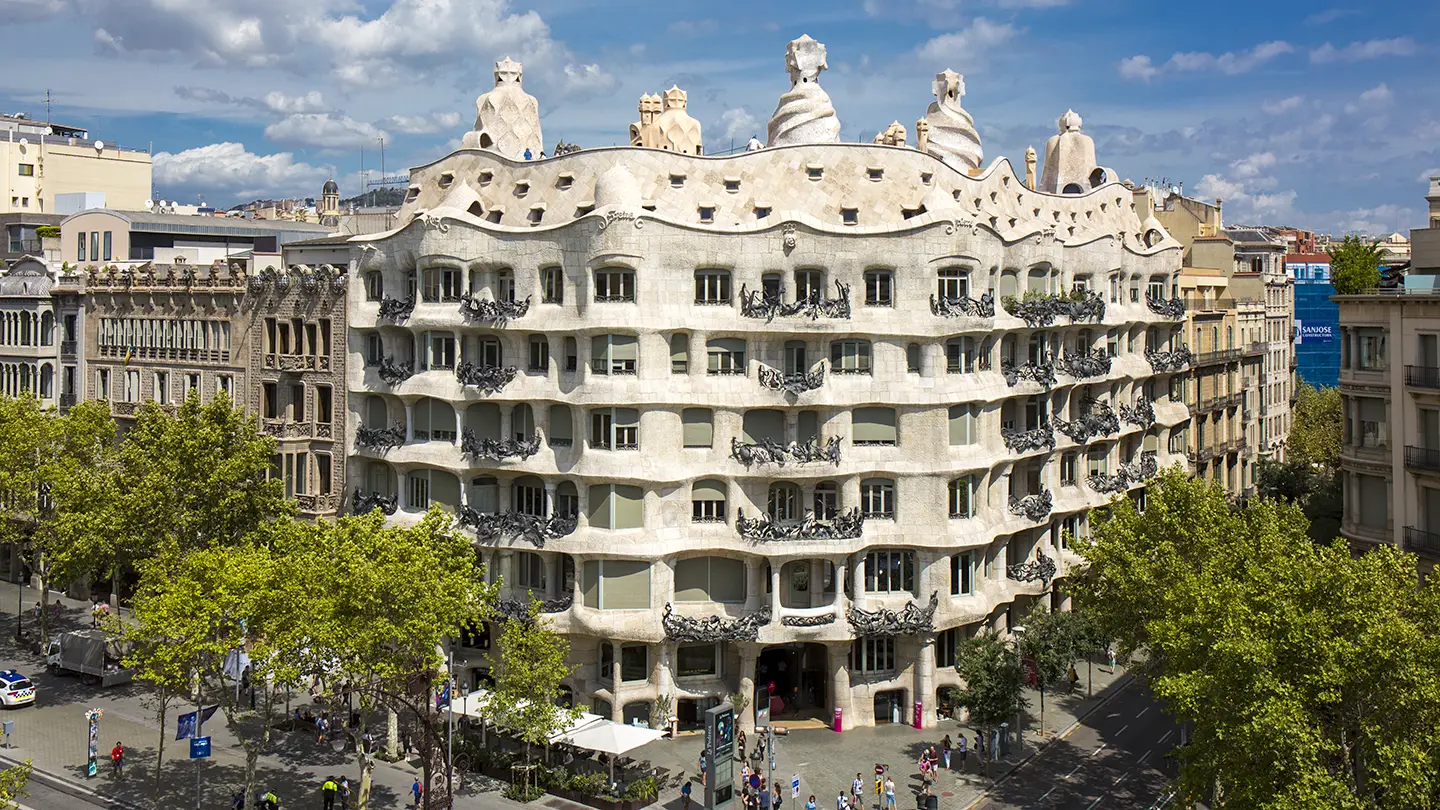 Facciata de la Pedrera Barcellona