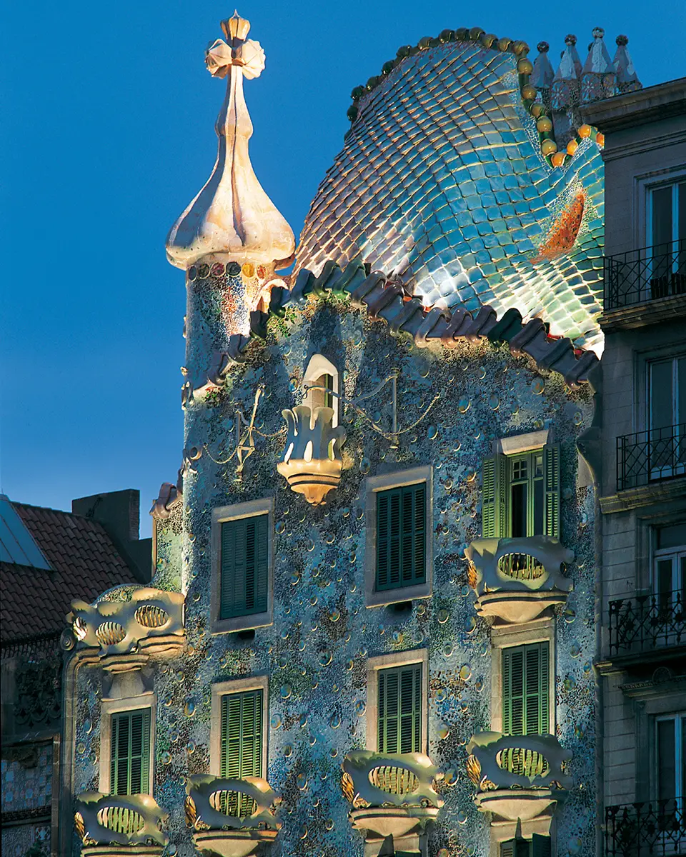 Facciata di Casa Batlló Barcellona