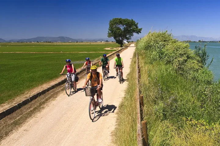 In bicicletta nel Delta de l'Ebre
