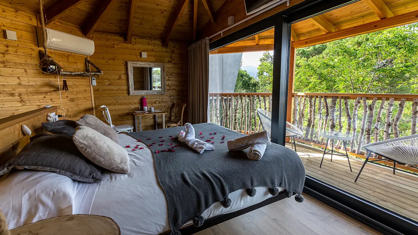 Les Suites cabanas con vistas