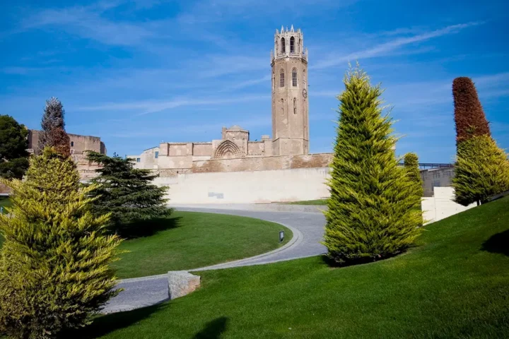 Lleida giardini de la Seu Vella