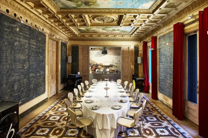 Sala privata ristorante Alkimia Barcellona