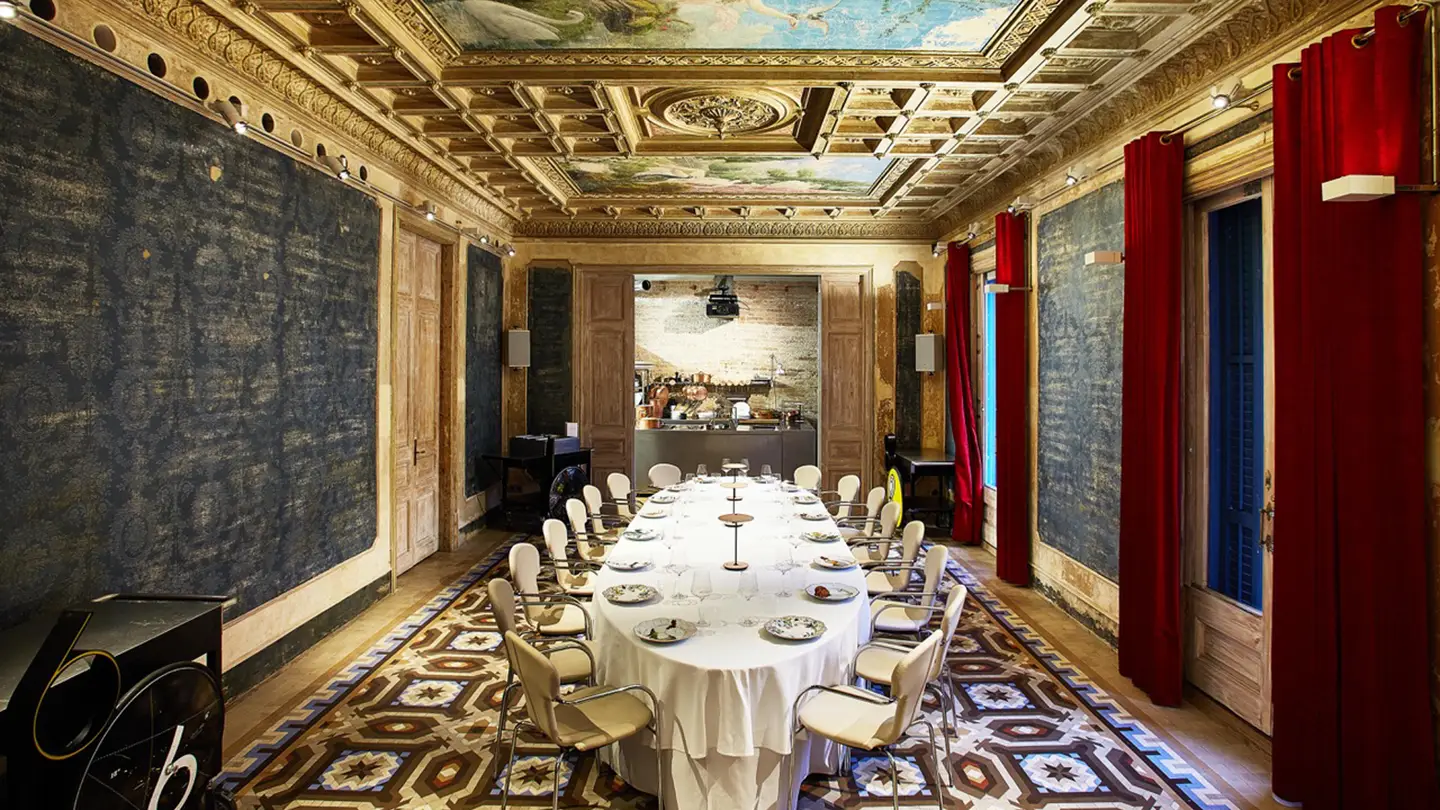 Sala privata ristorante Alkimia Barcellona