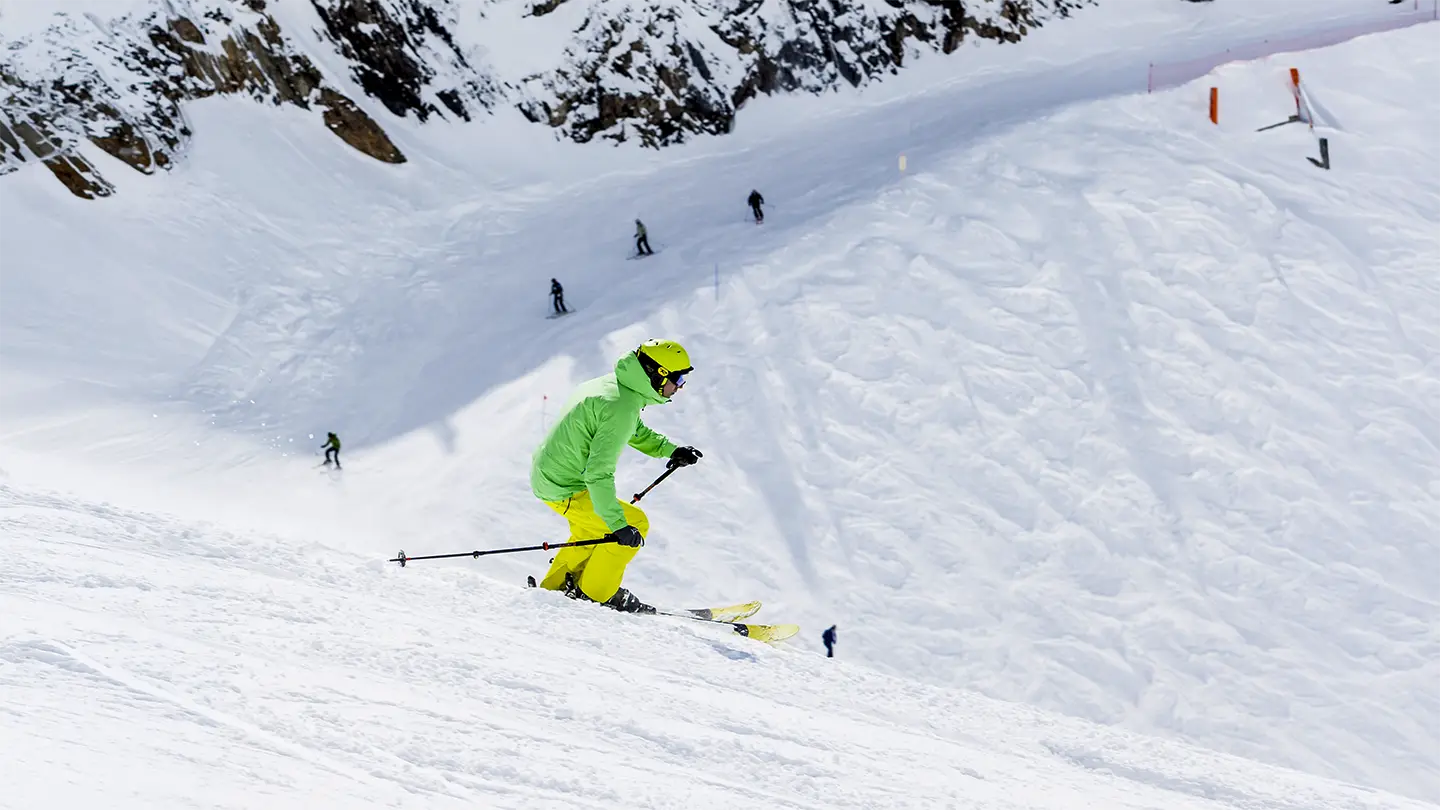 Sciatori a Baqueira Beret