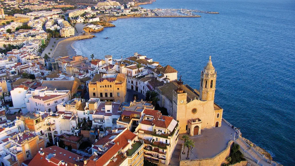 Sitges vista dall'alto