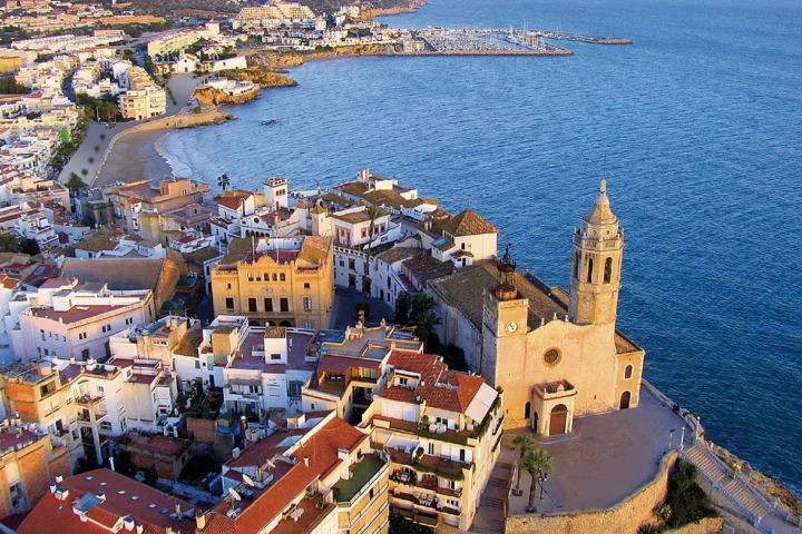 Sitges vista dall'alto