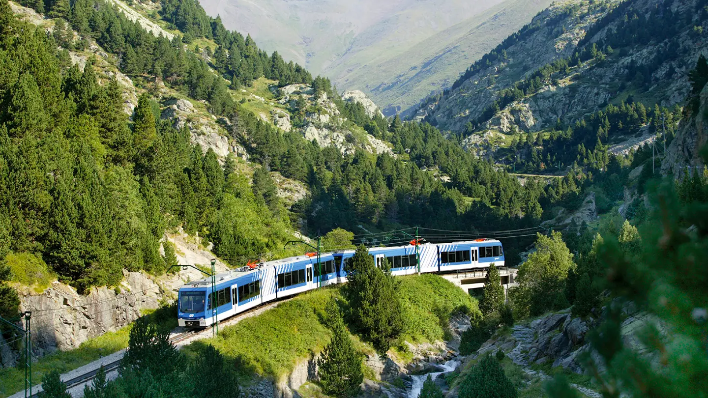 Treno in Vall de Núria