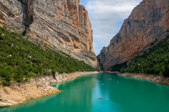 Fiume Noguera nel Congost de Mont-Rebei