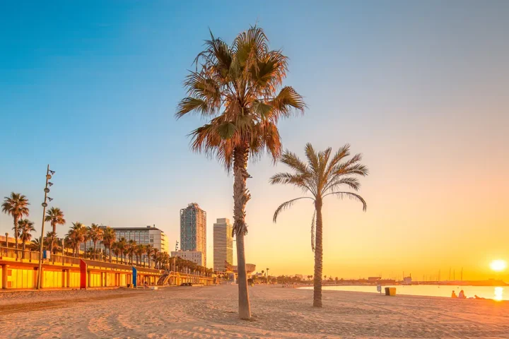 Spiaggia Barceloneta a Barcellona