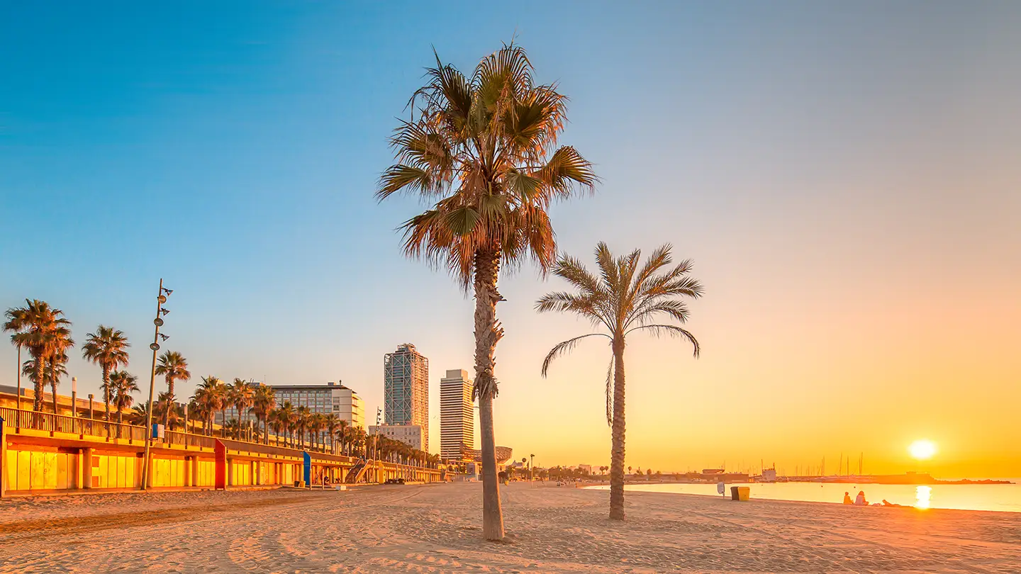 Spiaggia Barceloneta a Barcellona