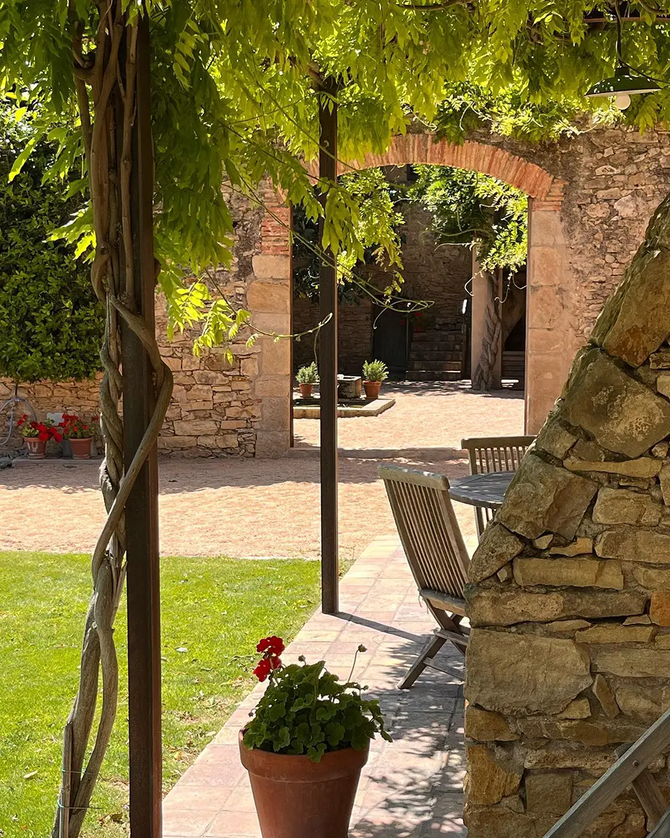 Mas Ametller cortile interno