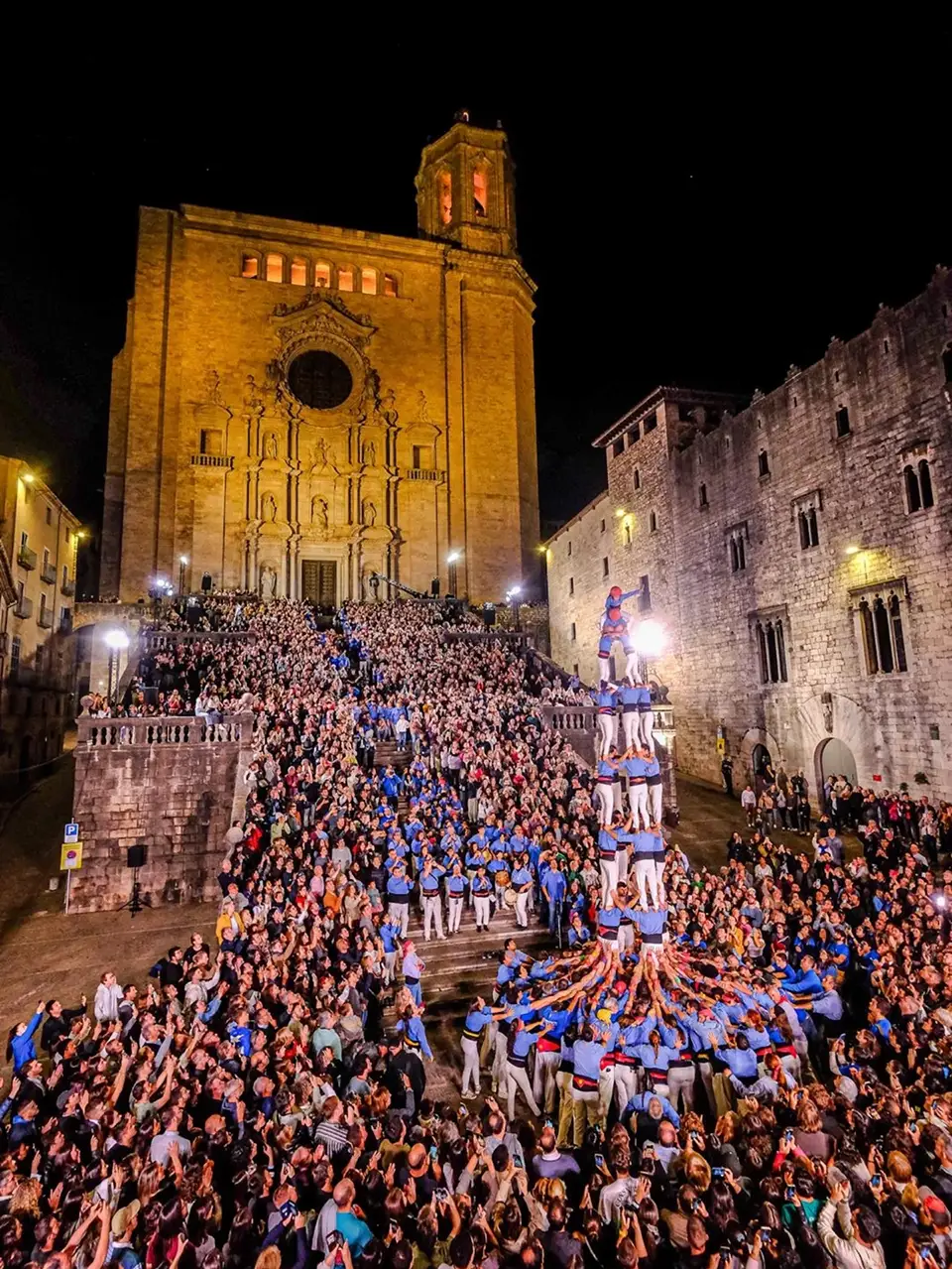 Girona fira de Sant Narcís Castellers